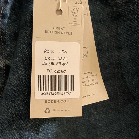 Boden boyfriend jeans 👖NWT 8L - Picture 7 of 12